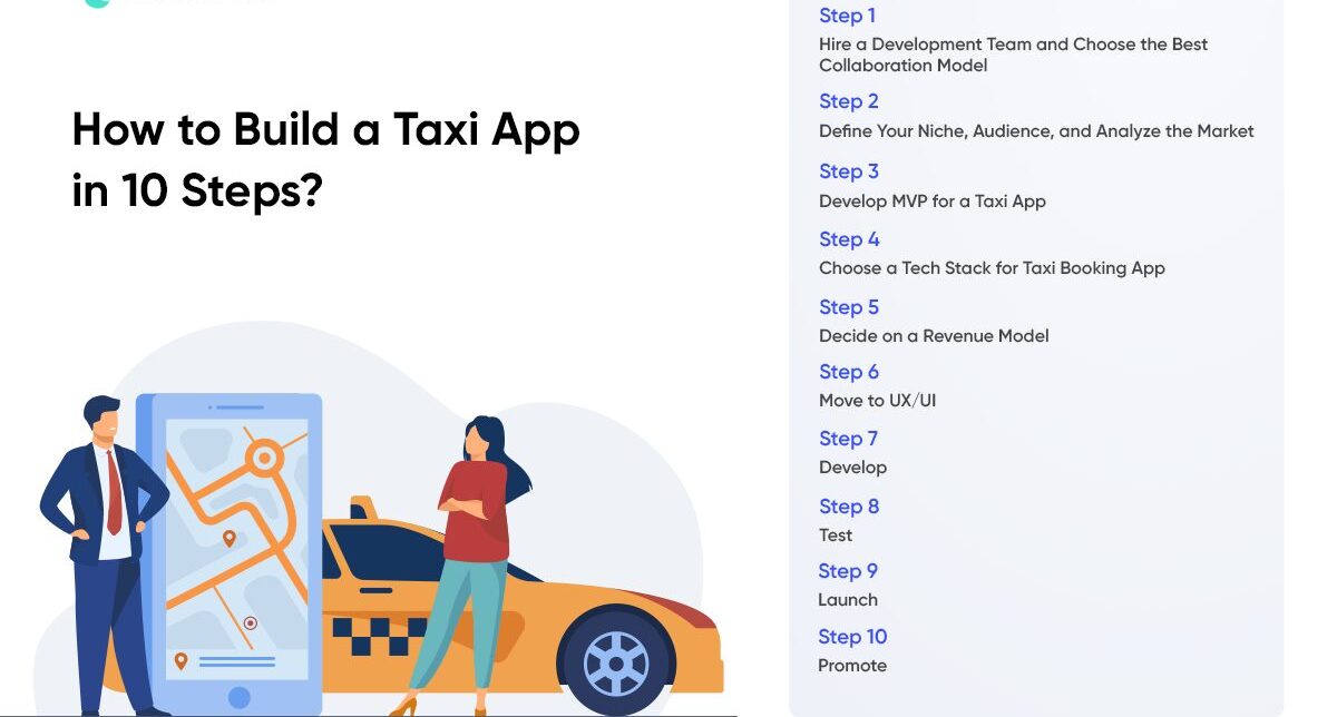 How to Build a Taxi App in 10 Steps