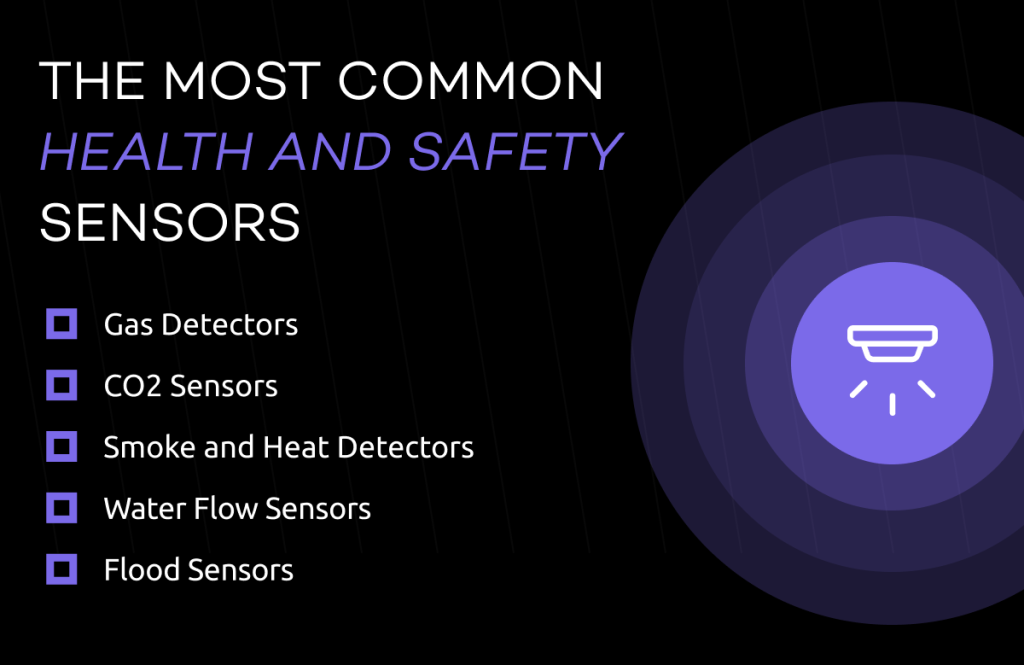 health and safety sensors for smart home systems