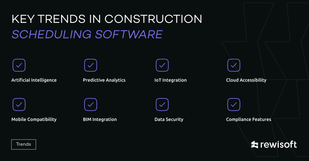 key trends in construction schedule software