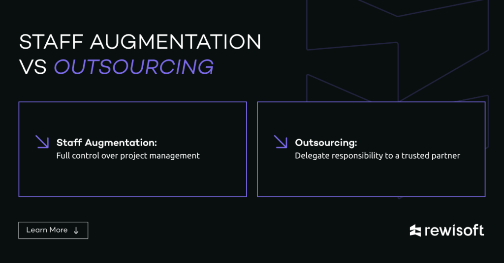 staff augmentation vs engineering team (outsourcing)