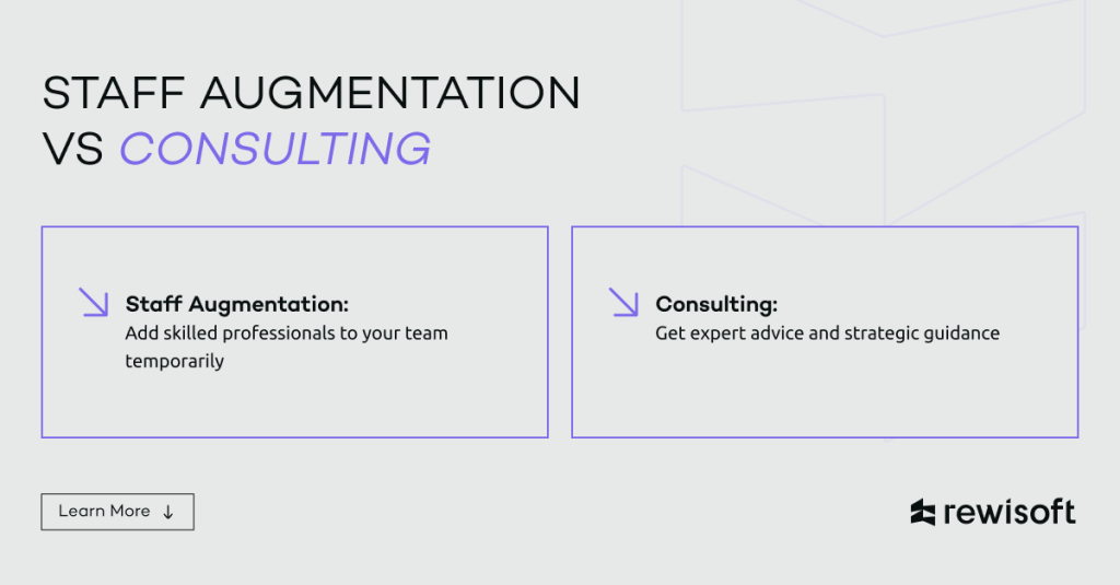 team augmentation vs highly specialized talent (consultant)