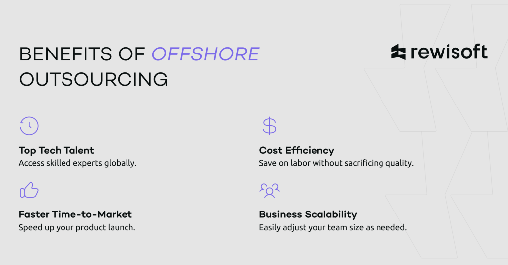 Benefits of nearshore outsourcing and offshore outsourcing: lower labor costs, customer satisfaction, etc