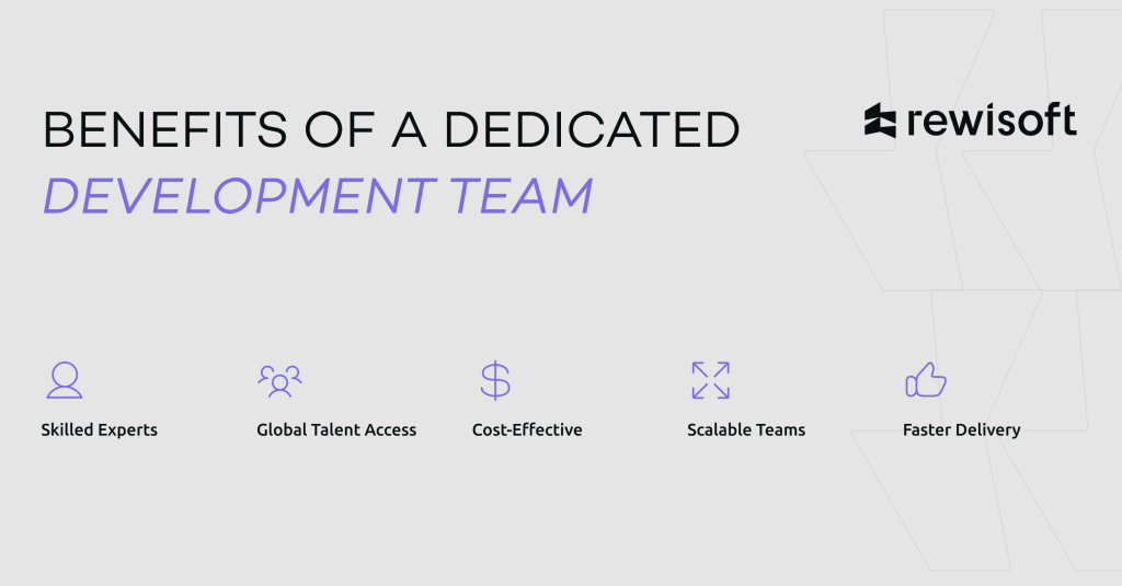 hire dedicated development team: benefits